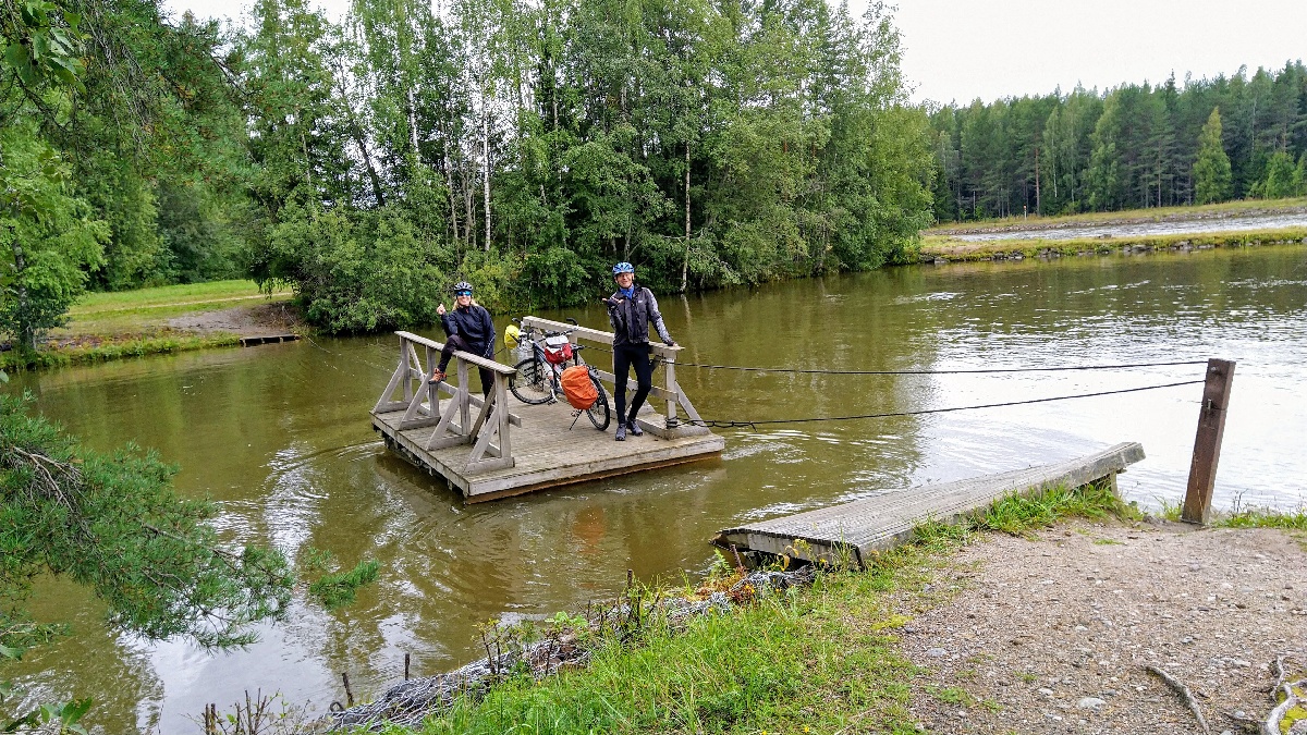 Radfähre am Saimaakanal